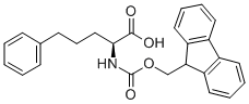 N-FMOC-L-2-AMINOPHENYLPENTANIOC ACID Structural