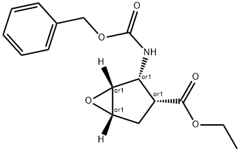 ALL-CIS-2-BENZYLOXYCARBONYLAMINO-6-OXA-BICYCLO[3.1.0]HEXANE-3-CARBOXYLIC ACID ETHYL ESTER Structural