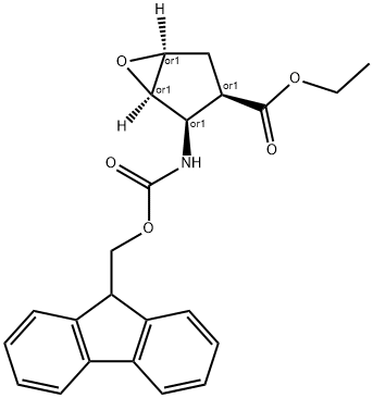 ETHYL (1R*,2R*,3R*,5S*)-2-(9-FLUORENYLMETHOXYCARBONYLAMINO)-6-OXA-BICYCLO[3.1.0]HEXANE-3-CARBOXYLATE