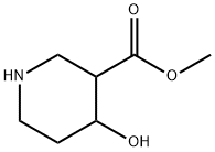 4-HYDROXY-PIPERIDINE-3-CARBOXYLIC ACID METHYL ESTER Structural