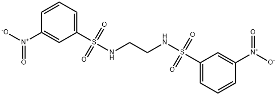 3-nitro-N-[2-[(3-nitrophenyl)sulfonylamino]ethyl]benzenesulfonamide