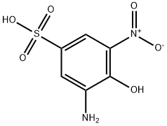 2-Amino-6-nitro-1-phenol-4-sulfonic acid  Structural Picture
