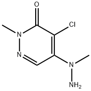 4-CHLORO-2-METHYL-5-(1-METHYLHYDRAZINO)-2,3-DIHYDROPYRIDAZIN-3-ONE Structural