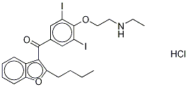 Desethyl Amiodarone Hydrochloride Structural