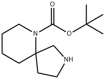 TERT-BUTYL 2,6-DIAZASPIRO[4.5]DECANE-6-CARBOXYLATE Structural