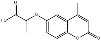 2-[(4-methyl-2-oxo-2H-chromen-6-yl)oxy]propanoic acid Structural