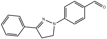 4-(3-PHENYL-4,5-DIHYDRO-PYRAZOL-1-YL)-BENZALDEHYDE Structural