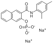 NAPHTHOL AS-MX PHOSPHATE SODIUM,NAPHTHOL AS-MX PHOSPHATE DISODIUM SALT