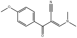 2-[(DIMETHYLAMINO)METHYLENE]-3-(4-METHOXYPHENYL)-3-OXO-PROPANENITRILE Structural