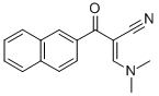 2-[(DIMETHYLAMINO)METHYLENE]-3-(2-NAPHTHYL)-3-OXO-PROPANENITRILE Structural