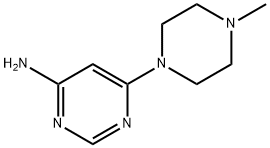 4-AMINO-6-(4-METHYL-1-PIPERAZINYL)PYRIMIDINE Structural