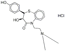 Deacetyl-O-demethyl Diltiazem Hydrochloride Structural Picture