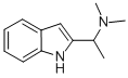 2-[1-(Dimethylamino)ethyl]indole Structural