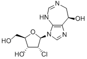 Imidazo4,5-d1,3diazepin-8-ol, 3-(2-chloro-2-deoxy-.beta.-D-ribofuranosyl)-3,4,7,8-tetrahydro-, (8R)-