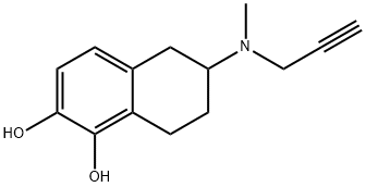 1,2-NAPHTHALENEDIOL, 5,6,7,8-TETRAHYDRO-6-(METHYL-2-PROPYNYLAMINO)-, HYDROBROMIDE Structural