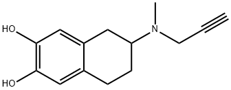 2,3-NAPHTHALENEDIOL, 5,6,7,8-TETRAHYDRO-6-(METHYL-2-PROPYNYLAMINO)-, HYDROBROMIDE Structural