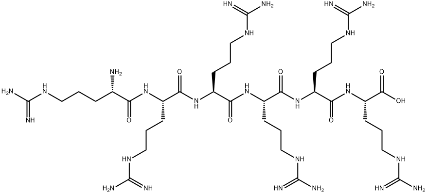 H-ARG-ARG-ARG-ARG-ARG-ARG-OH TRIFLUOROACETATE SALT Structural