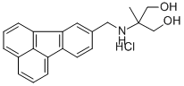 1,3-Propanediol, 2-((8-fluoranthenylmethyl)amino)-2-methyl-, hydrochlo ride Structural