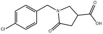 1-(4-CHLOROBENZYL)-5-OXOPYRROLIDINE-3-CARBOXYLIC ACID Structural