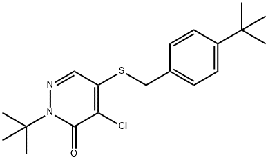 4-Chloro-2-(1,1-dimethylethyl)-5-(((4-(1,1-dimethylethyl)phenyl)methyl)thio)-3(2H)-pyridazinone