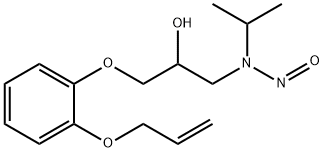 N-nitrosooxprenolol Structural