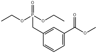 methyl 3-((diethoxyphosphoryl)methyl)benzoate Structural
