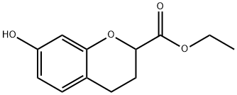 2H-1-BENZOPYRAN-2-CARBOXYLIC ACID, 3,4-DIHYDRO-7-HYDROXY, ETHYL ESTER