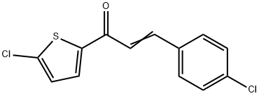 3-(4-CHLOROPHENYL)-1-(5-CHLORO-2-THIENYL)PROP-2-EN-1-ONE Structural