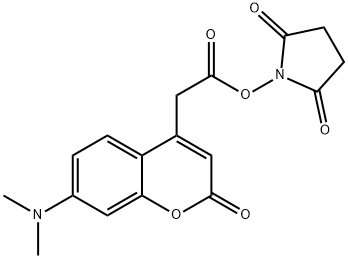 7-DIMETHYLAMINOCOUMARIN-4-ACETIC ACID, SUCCINIMIDYL ESTER,7-Dimethylaminocoumarin-4-acetic acid succinimidyl ester (DMACASE)