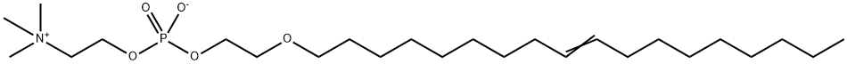 OLEYLOXYETHYL PHOSPHORYLCHOLINE Structural