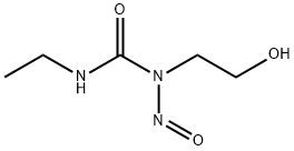 1-nitroso-1-(2-hydroxyethyl)-3-ethylurea Structural