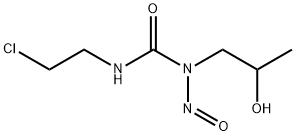 1-nitroso-1-(2-hydroxypropyl)-3-(2-chloroethyl)urea Structural