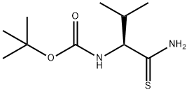 BOC-L-VALINE THIOAMIDE Structural