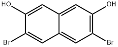 3,6-DIBROMO-2,7-DIHYDROXYNAPHTHALENE Structural