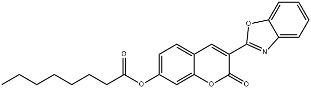 3-(2-BENZOXAZOLYL)-7-OCTANOYLOXYCOUMARIN