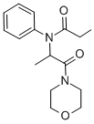 Propionanilide, N-(1-(morpholinocarbonyl)ethyl)- Structural