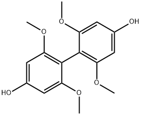 3,3',5,5'-TETRAMETHOXY-4,4'-DIHYDROXYBIPHENYL Structural