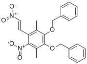 4,5-BIS-BENZYLOXY-3,6-DIMETHYL-2,BEITA-DINITROSTYRENE Structural