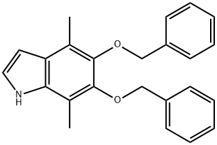 5,6-BIS-BENZYLOXY-4,7-DIMETHYLINDOLE