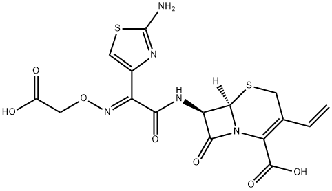 [6R-[6α,7β(E)]]-7-[[(2-AMino-4-thiazolyl)[(car Structural