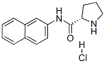 L-PROLINE BETA-NAPHTHYLAMIDE HYDROCHLORIDE Structural