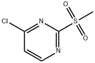 4-Chloro-2-(methylsulfonyl)pyrimidine Structural