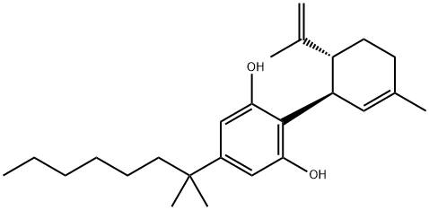 (-)-5'-DMH-CBD Structural