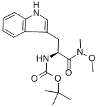 BOC-TRP-N(OCH3)CH3 Structural