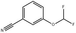 3-(DIFLUOROMETHOXY)BENZONITRILE Structural