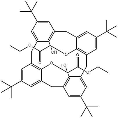 O(1),O(3)-BIS(CARBETHOXYMETHYL)-P-TERT-BUTYLCALIX(4)ARENE Structural