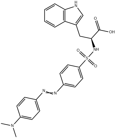 DABSYL-L-TRYPTOPHAN Structural