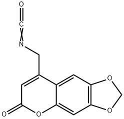 4-ISOCYANATOMETHYL-6,7-METHYLENEDIOXYCOUMARIN Structural