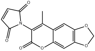 3-MALEIMIDO-4-METHYL-6,7-METHYLENEDIOXYCOUMARIN Structural