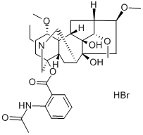 LAPPACONITINE HYDROBROMIDE Structural